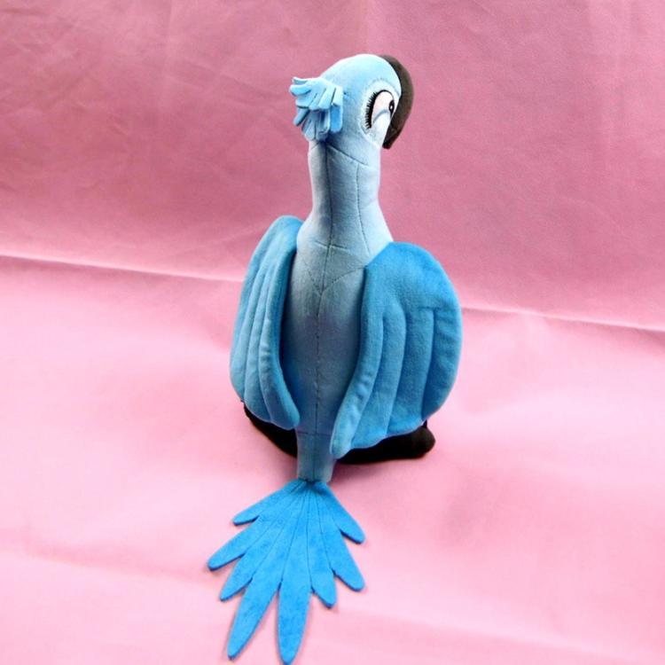 Magnifique Peluche Perroquet Bleu