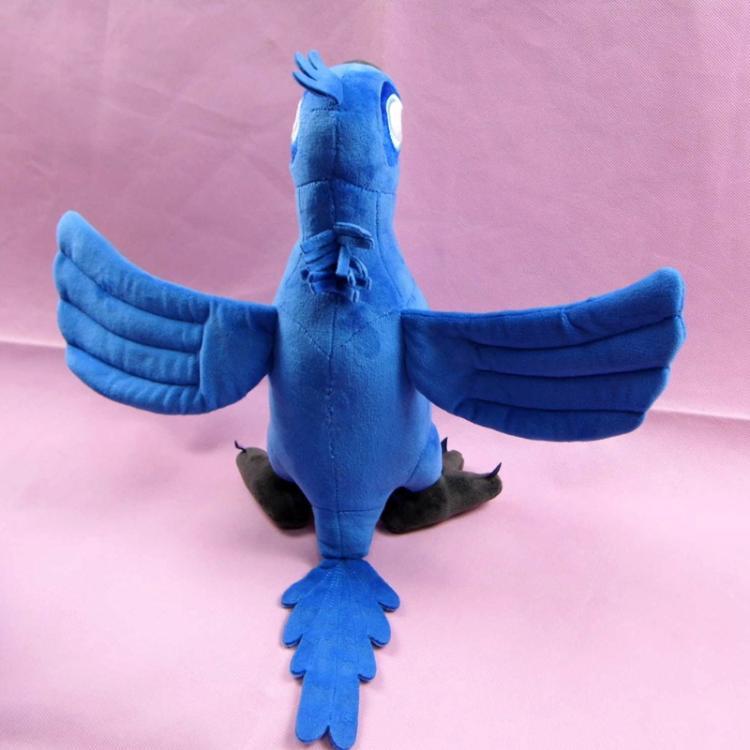 Magnifique Peluche Perroquet Bleu